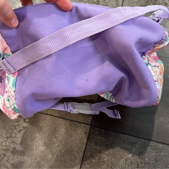 Bottle Pottery Barn kids set of large backpack lunch box,  water bottle floral - Picture 10 of 12